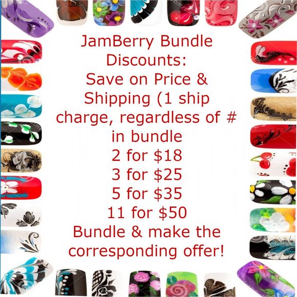 Jamberry Nail Wraps, NWT, SB Trendy #1, 0719, Spring,Summer, Manicure Full Sheet - Picture 3 of 13
